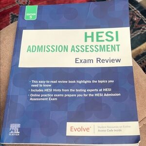 HESI Admission Assessment Exam Review - Blue/Green Cover
